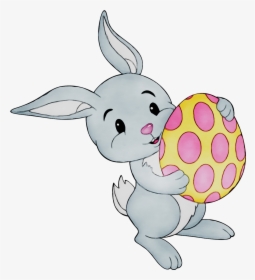 Easter Bunny Clip Art Portable Network Graphics Rabbit - Easter Bunny Transparent Background, HD Png Download, Transparent PNG