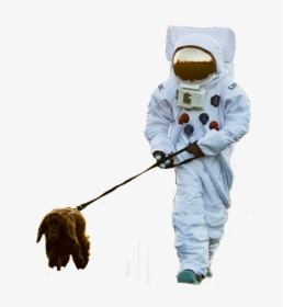 #astronaut #dog #walk #walking - Astronaut Walking Png, Transparent Png, Transparent PNG