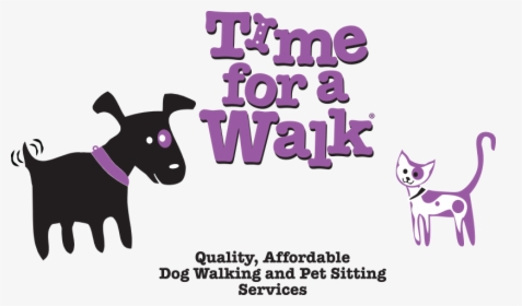 Time For A Walk - Dog Walk Time, HD Png Download, Transparent PNG