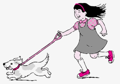 Walk The Dog Clipart - Take The Dog For A Walk, HD Png Download, Transparent PNG