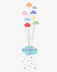 Com Rainbow Raincloud Rain Kawaii, HD Png Download, Transparent PNG