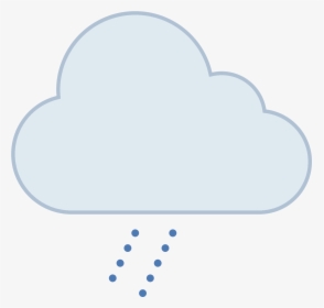 Rain Cloud Icon - Heart, HD Png Download, Transparent PNG