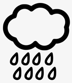 Rain Cloud Sun Umbrella - Rain, HD Png Download, Transparent PNG