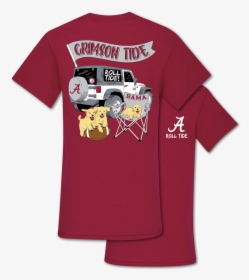 Southern Couture Alabama Jeep Cardinal Red - Southern Couture Fall Shirts, HD Png Download, Transparent PNG