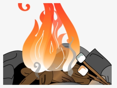Campfire Clipart Smore - Fire Pit Clip Art, HD Png Download, Transparent PNG