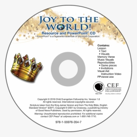 Joy To The World Powerpoint Download - Child Evangelism Fellowship, HD Png Download, Transparent PNG