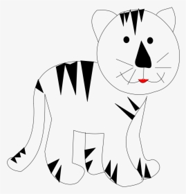 Tiger White Clip Arts - Portable Network Graphics, HD Png Download, Transparent PNG