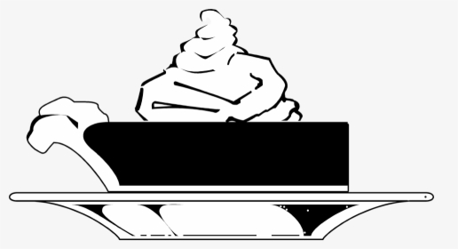 Apple Pie Clipart Black And White - Sitting, HD Png Download, Transparent PNG