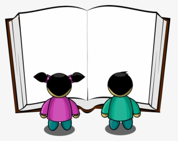 Reading Free Pictures Of Kids Books Clip Art Transparent - Reading Clipart, HD Png Download, Transparent PNG