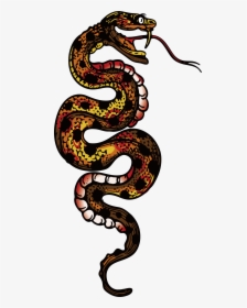 Snake Tattoo Clipart Boa Constrictor Snake - Transparent Snake Logo Viper Png, Png Download, Transparent PNG