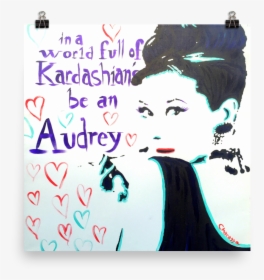 Audrey Hepburn Art Print, HD Png Download, Transparent PNG