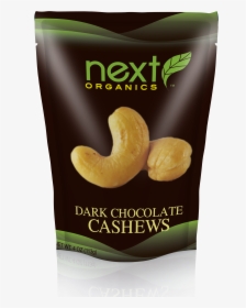 Next Organics Dark Chocolate Covered Cashews - Next Organic Dark Chocolate Cashews, HD Png Download, Transparent PNG