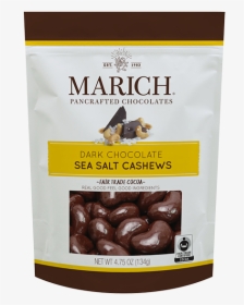 Dark Chocolate Sea Salt Cashews - Dark Chocolate Salted Cashews, HD Png Download, Transparent PNG