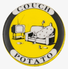 Couch Potato Humorous Button Museum - Illustration, HD Png Download, Transparent PNG