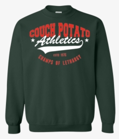 Couch Potato Crewneck Sweatshirt - Artesanart, HD Png Download, Transparent PNG