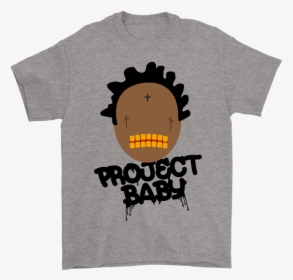 Kdkblk Kodak Black Project Baby Rap T Shirt - Cartoon, HD Png Download, Transparent PNG