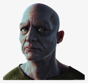 Angry Old Man Photo - Bust, HD Png Download, Transparent PNG