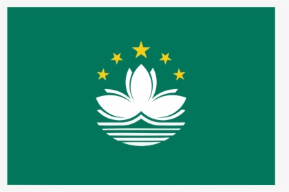 Macau Flag Logo Vector - Green Flag With Yellow Star, HD Png Download, Transparent PNG
