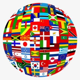 Flags Of The World - World With Flag, HD Png Download, Transparent PNG