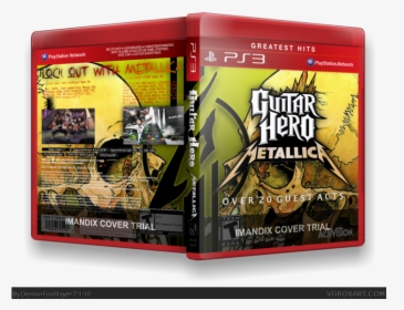 Guitar Hero Metallica Box Art Cover - Guitar Hero Box Art, HD Png Download, Transparent PNG