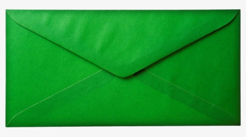 Green Envelope Paper Background Transparent - Green Envelope Transparent Background, HD Png Download, Transparent PNG