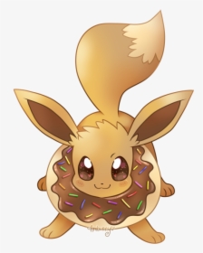 Cute Eevee Donut, HD Png Download, Transparent PNG