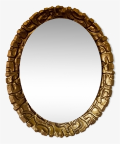 Mirror With Resin Gold Outline, 1960s - Mirror Outline, HD Png Download, Transparent PNG
