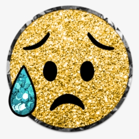 Transparent Emoji Smiley Png - Emoticon Gold Png, Png Download, Transparent PNG