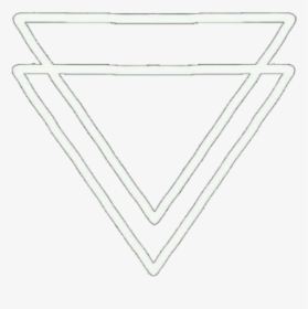 #triangle #white #background #overlay #aesthetic #icon - Triangle, HD Png Download, Transparent PNG