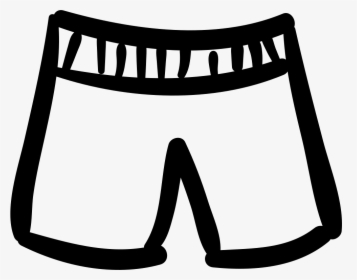 Short Hand Drawn Male Clothes For Beach - Hand Drawn Clothes Png, Transparent Png, Transparent PNG