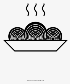 Spaghetti Coloring Page - Illustration, HD Png Download, Transparent PNG