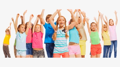 Happy Kids With Raised Hands - Scholarship Kids, HD Png Download, Transparent PNG