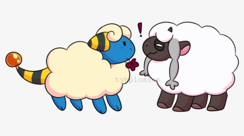 Wooloo Is A Copy Of Mareep woke - Cartoon, HD Png Download, Transparent PNG