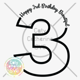 3 Three Years Old Birthday Happy Birthday Beautiful - Happy Birthday Beautiful 5, HD Png Download, Transparent PNG