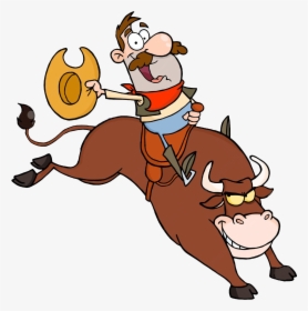 Mechanical Bull Riding Clip Art, Hd Png Download - Clipart Rodeo, Transparent Png, Transparent PNG