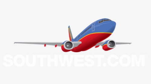 Southwest Plane Graphic Royalty Free Library Transparent - Southwest Airlines Logo Png, Png Download, Transparent PNG