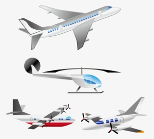 Clip Art Aircraft Helicopter - Types Of Aircraft, HD Png Download, Transparent PNG