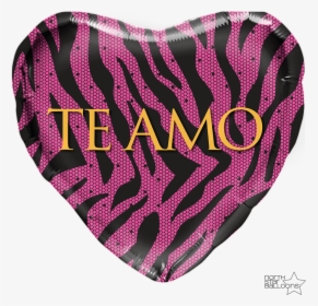Te Amo Pink Zebra 18 In* , Png Download - Illustration, Transparent Png, Transparent PNG