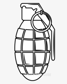 Clip Art Grenade Clipart - Grenade Clipart, HD Png Download, Transparent PNG