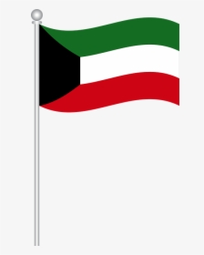 Flag Of Kuwait, Flag, Kuwait, World - Kuwait Flag Waving Png, Transparent Png, Transparent PNG