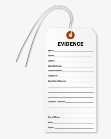 Chain Of Evidence Tag, HD Png Download, Transparent PNG