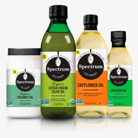Transparent Oil Bottle Png - Spectrum Culinary Coconut Oil, Png Download, Transparent PNG