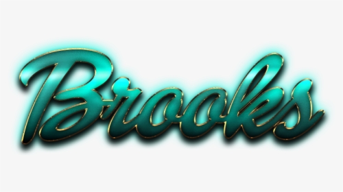 Brooks Name Logo Png - Graphic Design, Transparent Png, Transparent PNG