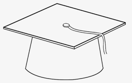 How To Draw Graduation Cap - Line Art, HD Png Download, Transparent PNG