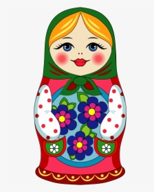Матрешка Вектор - Matryoshka Doll Clipart, HD Png Download, Transparent PNG