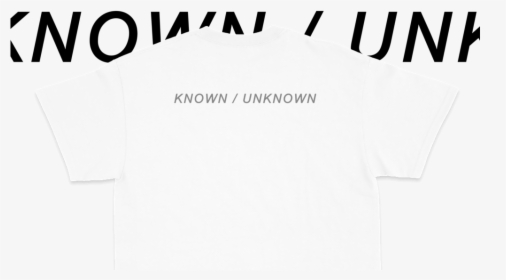 Known Unknown White, HD Png Download, Transparent PNG