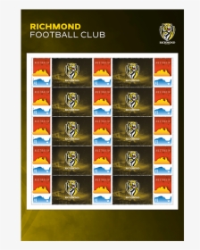 Afl 2019 Richmond Football Club Stamp Pack Product - Collingwood Football Club Afl, HD Png Download, Transparent PNG