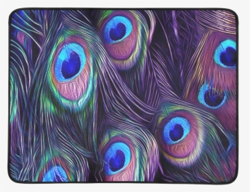 Peacock Feather Beach Mat 78 X 60, HD Png Download, Transparent PNG