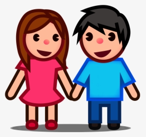 Boy And Girl Emoji Png , Png Download - Love Couple Emoji, Transparent Png, Transparent PNG