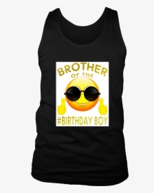 Gift Emoji Png Brother Of The Birthday Boy Cool Emoji - Active Tank, Transparent Png, Transparent PNG